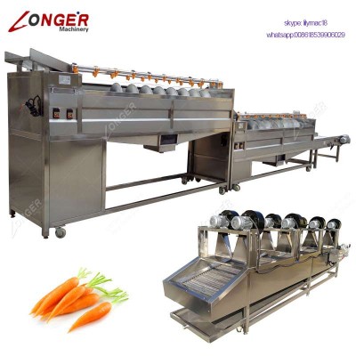 Brush Potato Cleaning Cassava Washer and Peeler Ginger Washing Cassava Peeling Machine